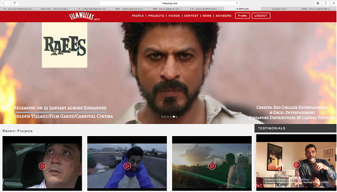 Shah Rukh Khan starring Raees