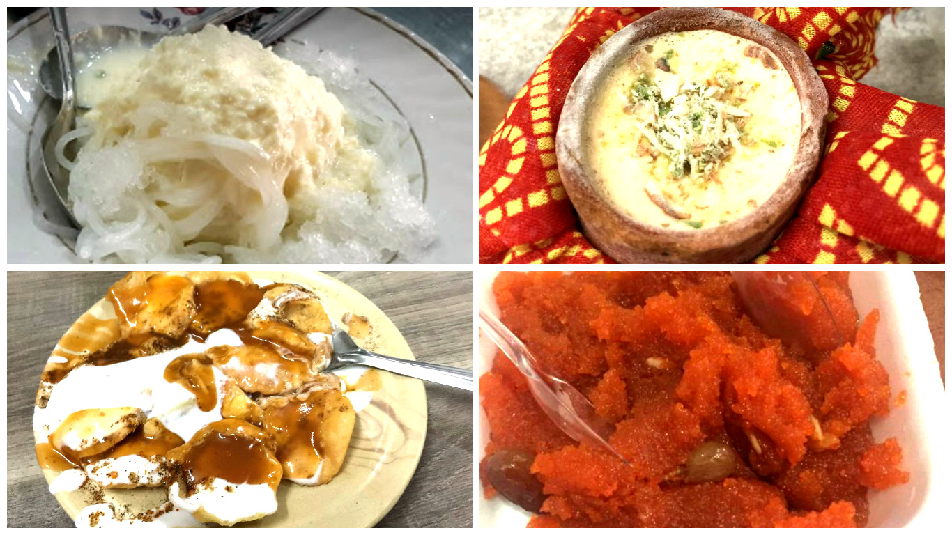 Chat Papdi  and sweets in Amritsar