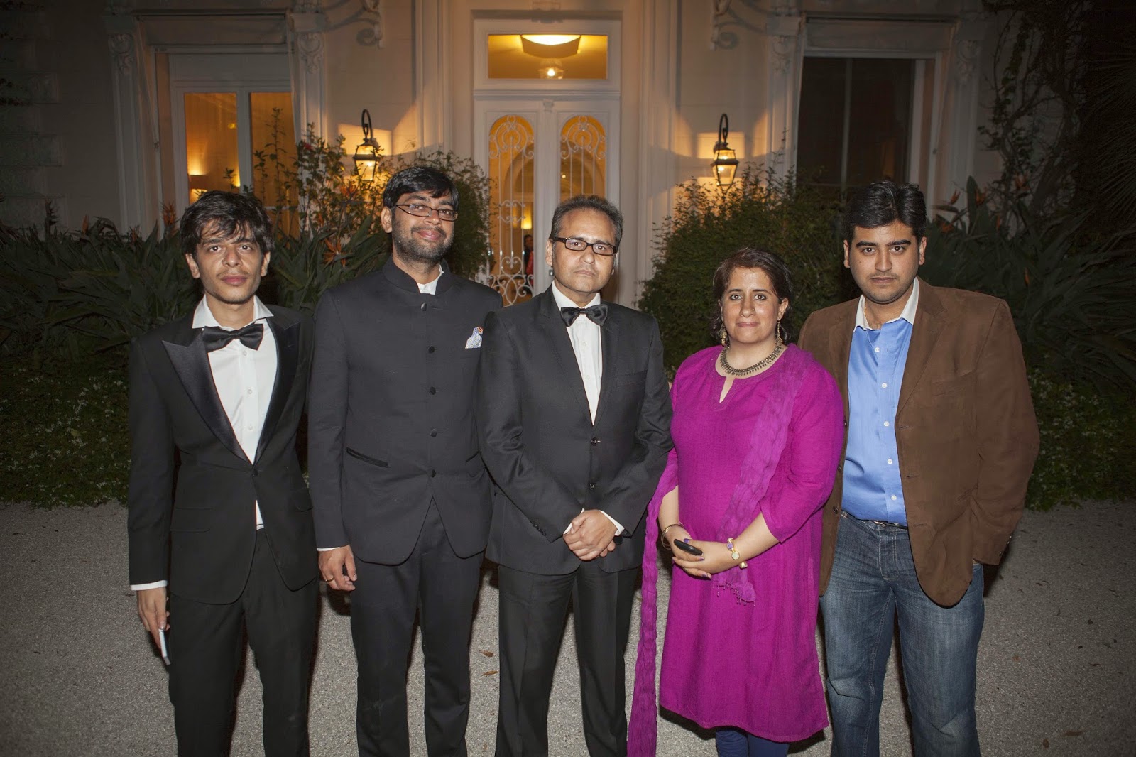 Avtar Panesar in the centre with the team of Hindi movie - Titli Photo courtesy: YRF Blog