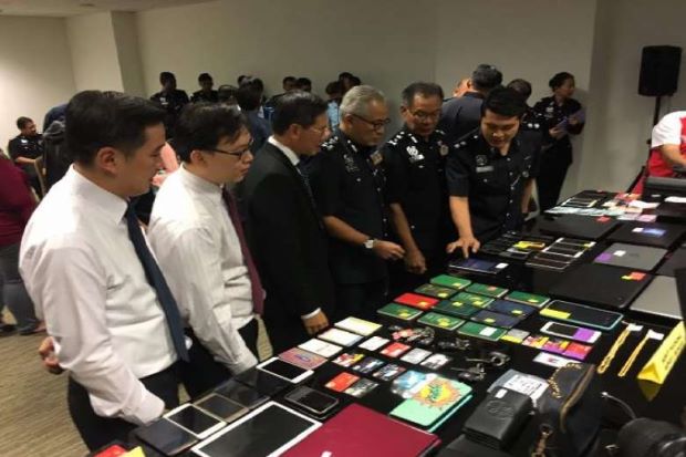 Items seized during the raid online fake relationship