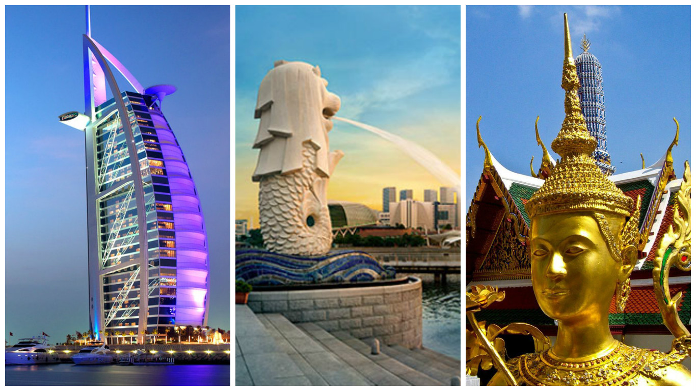 Bangkok, Dubai and Singapore top destinations for Indian travellers