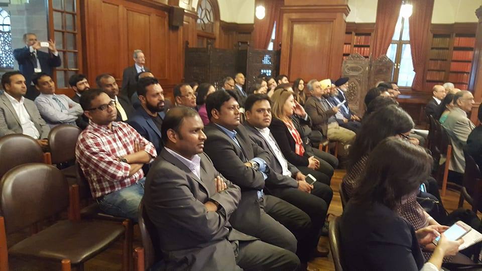 The Telangana Association of UK at the Indian Consulate in London.