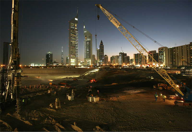 People in Dubai are facing problems due to sound of jackhammers and machinery used at construction sites during night.