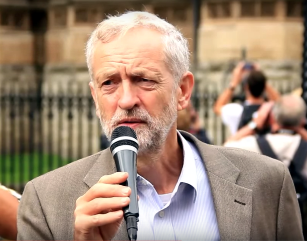 UK Leader of Opposition and Labour Party Jeremy Corbyn. 