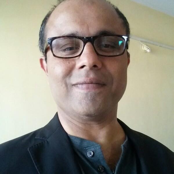 The new treasurer for Democrats Abroad India, Dr Tausif Malik
