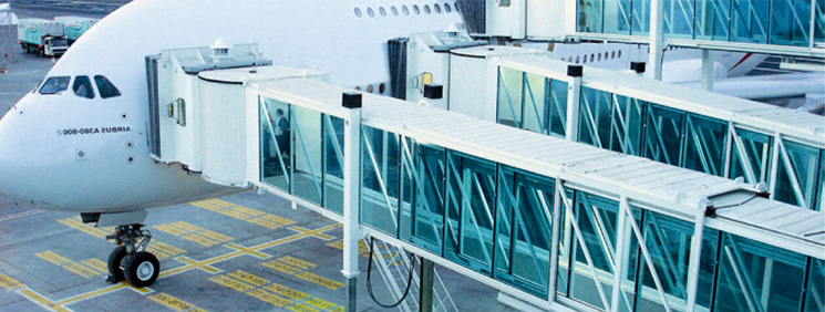 Automated plane boarding bridges