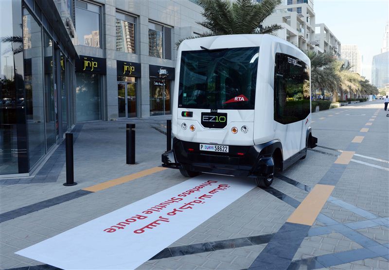 Driverless electric shuttle EZ10