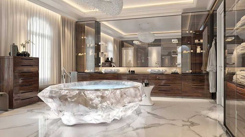 This villa boasts of having a bathtub worth USD1 million.