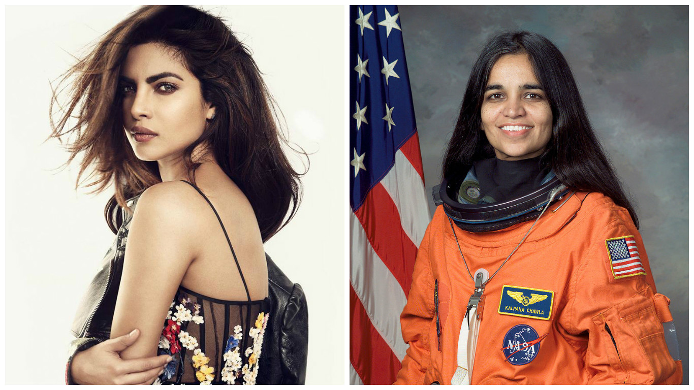 Priyanka Chopra (left) and Kalpana Chawla.