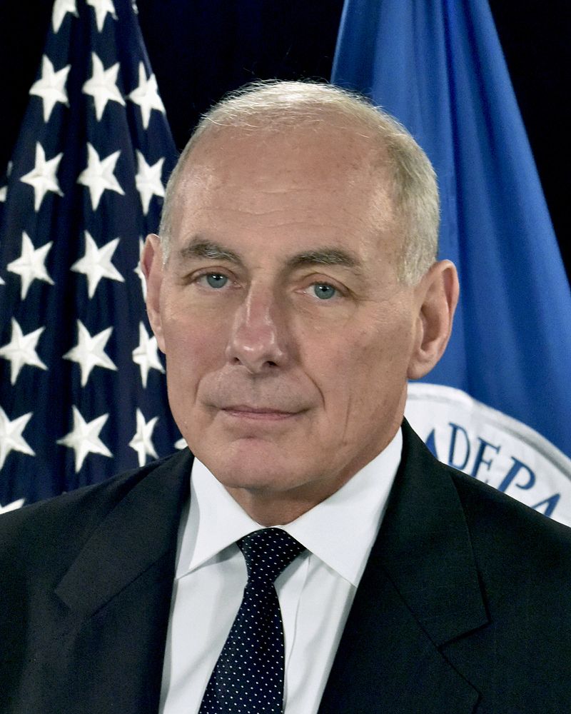 Homeland Security Secretary John Kelly