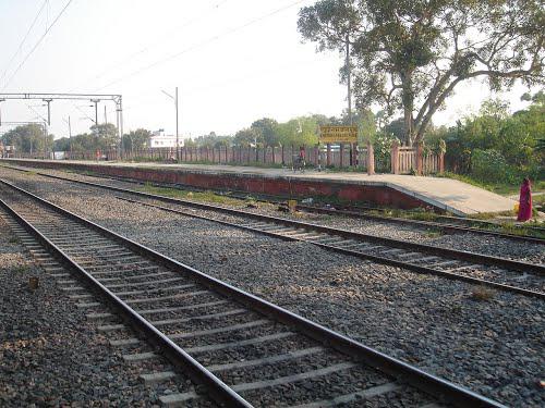 Khudiram Bose Pusa railway station. 