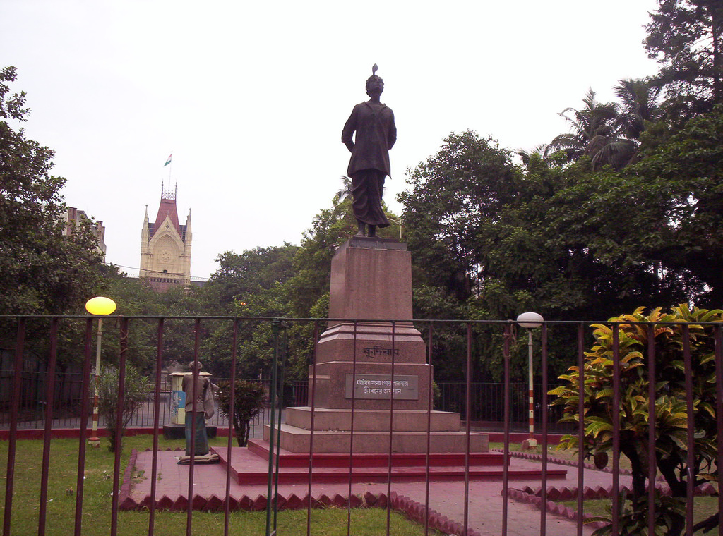 Khudiram Bose statue near Kolkata High Court. 