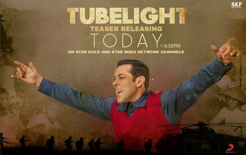 Poster for Tubelight. 