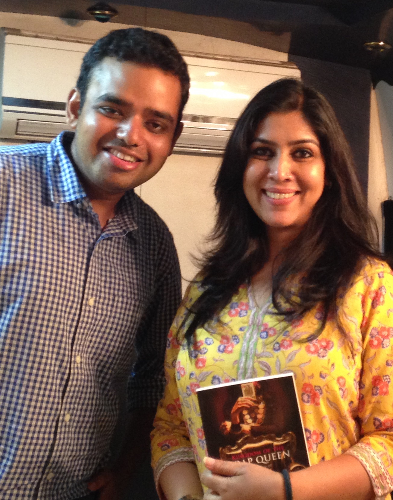 With Sakhshi Tanwar, one of the most popular faces on Indian television Photo courtesy: Kovid Gupta
