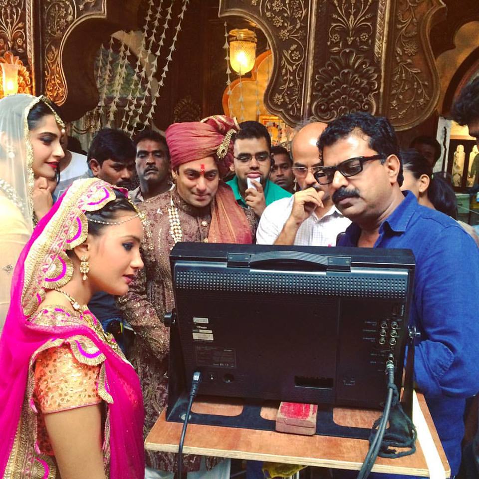 On the sets of Prem Ratan Dhan Payo Photo courtesy: Kovid Gupta 