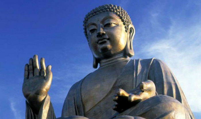 Tian Tan Buddha, also known as the Big Buddha, is a large bronze statue of a Buddha Amoghasiddhi, located at Lantau Island in Hong Kong. 