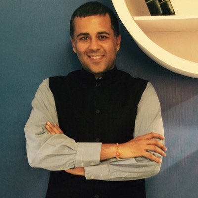 Twitter handle of Chetan Bhagat
