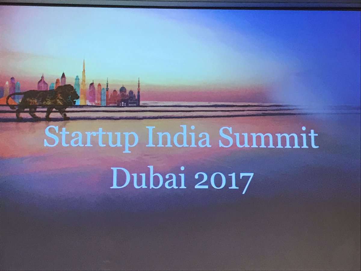 Startup India Summit in UAE