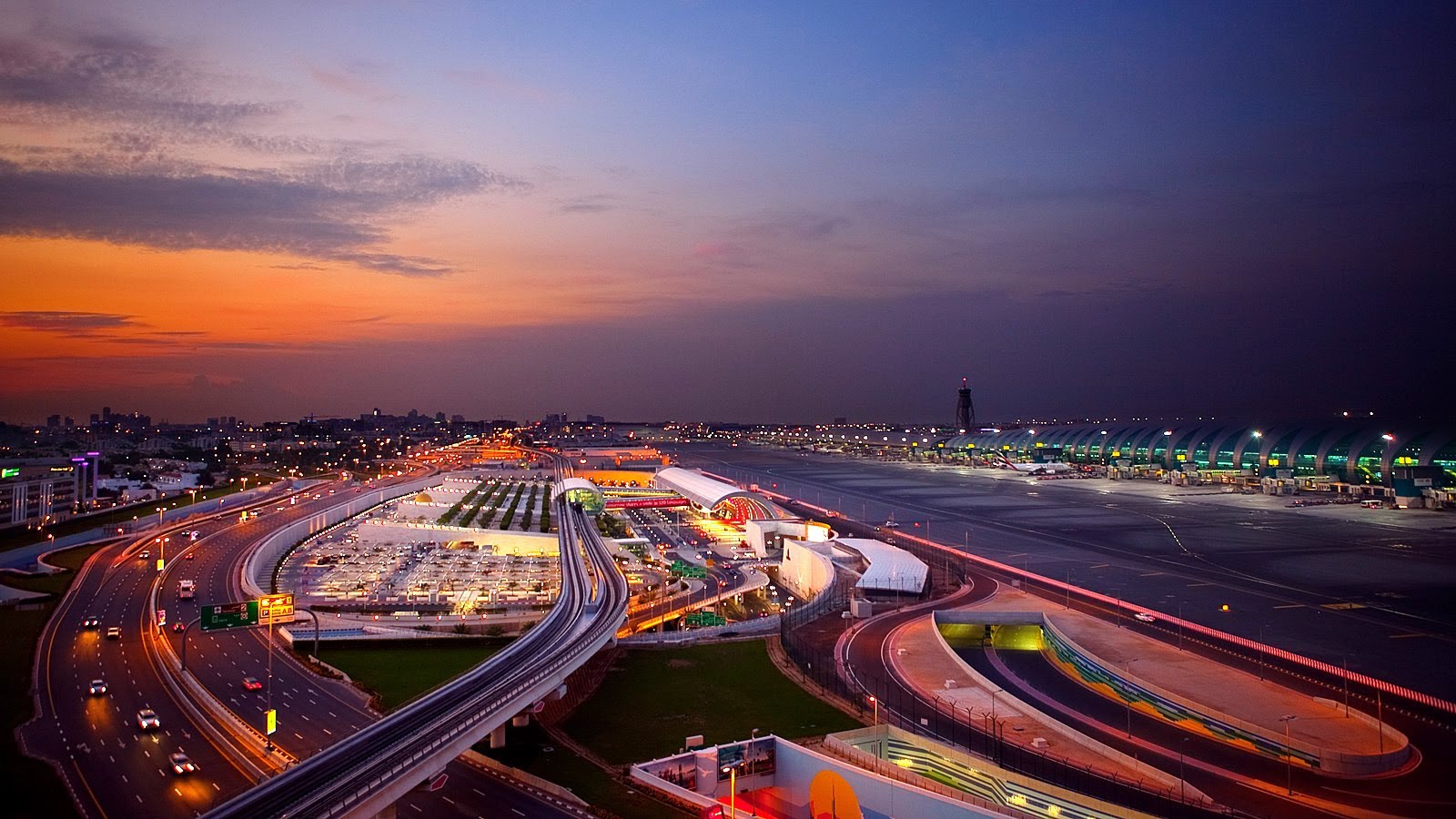 Maximum number of passengers from Indian subcontinent passed through Dubai International Airport. 