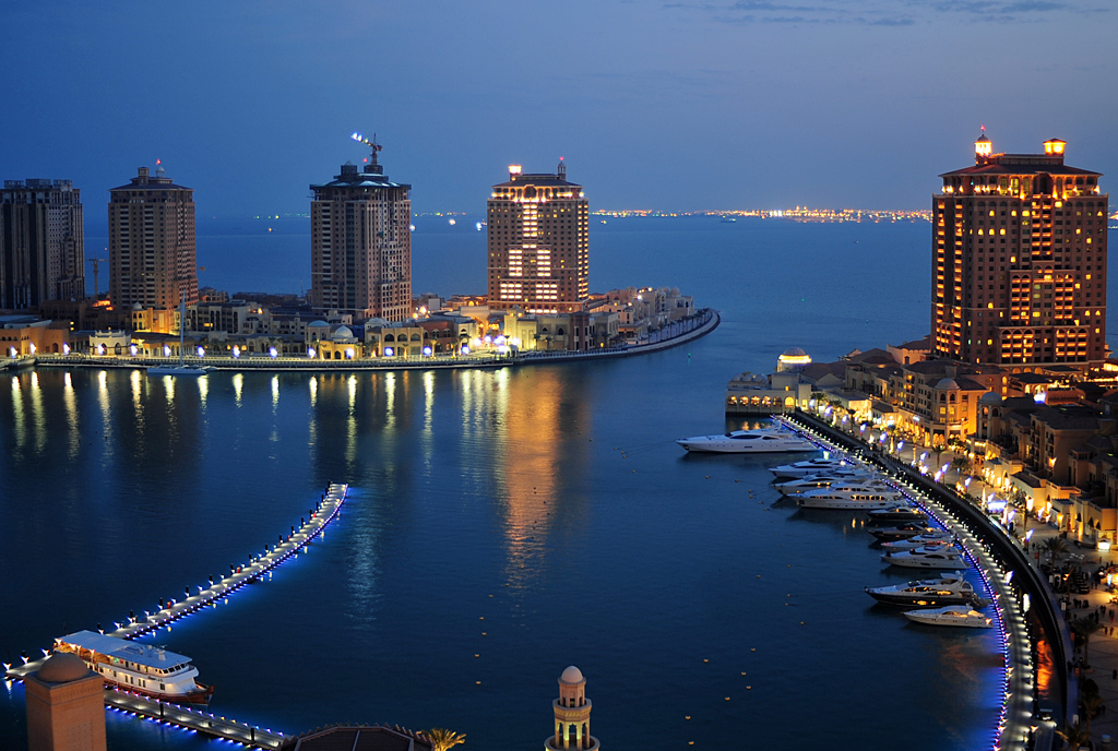 The Pearl in Qatar. Photo courtesy: Wikipedia