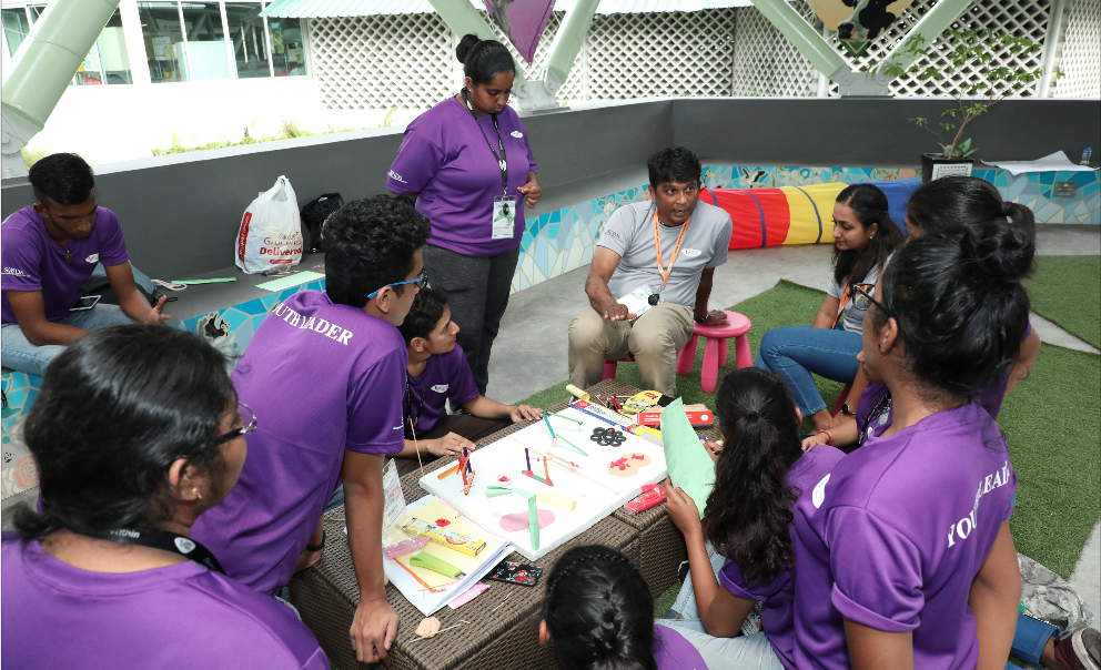 Participants taking part in the Advocacy Challenge. Photo courtesy: SINDA
