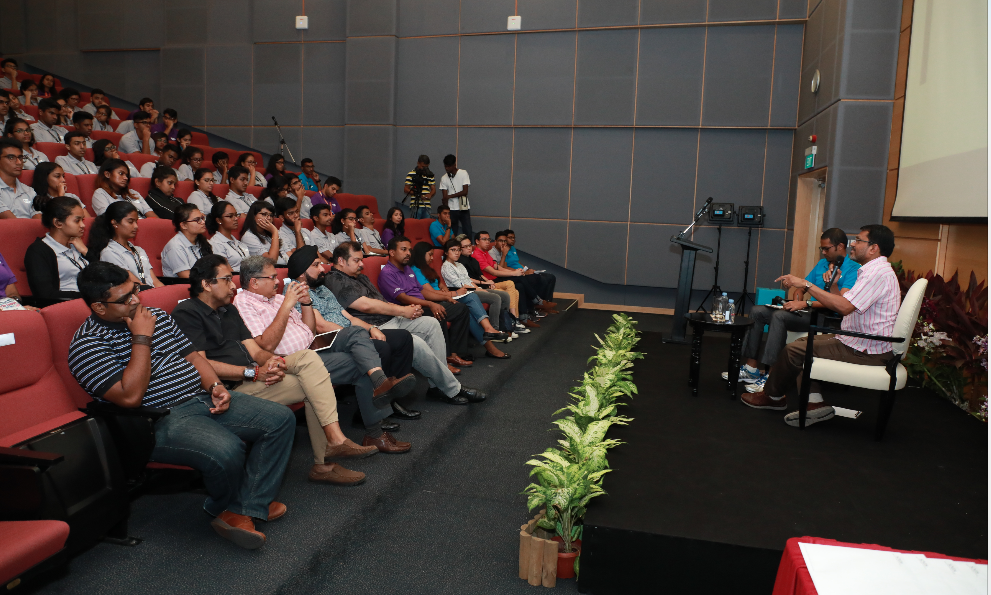 Dialogue session with Ravi Menon, Managing Director of Monetary Authority of Singapore (MAS). Photo courtesy: SINDA