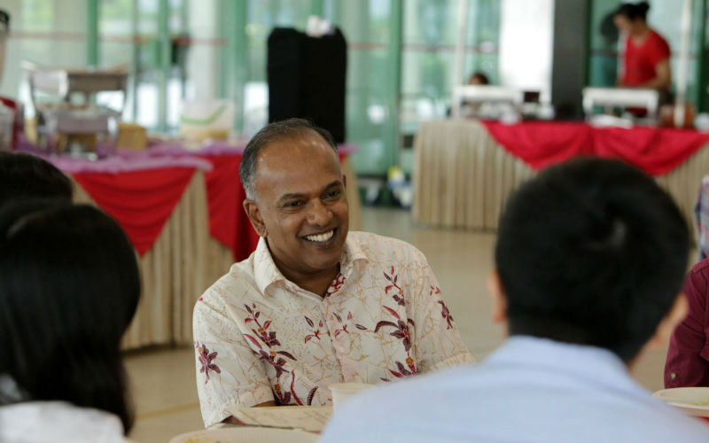 Home Affairs and Law Minister of Singapore K Shanmugam. 