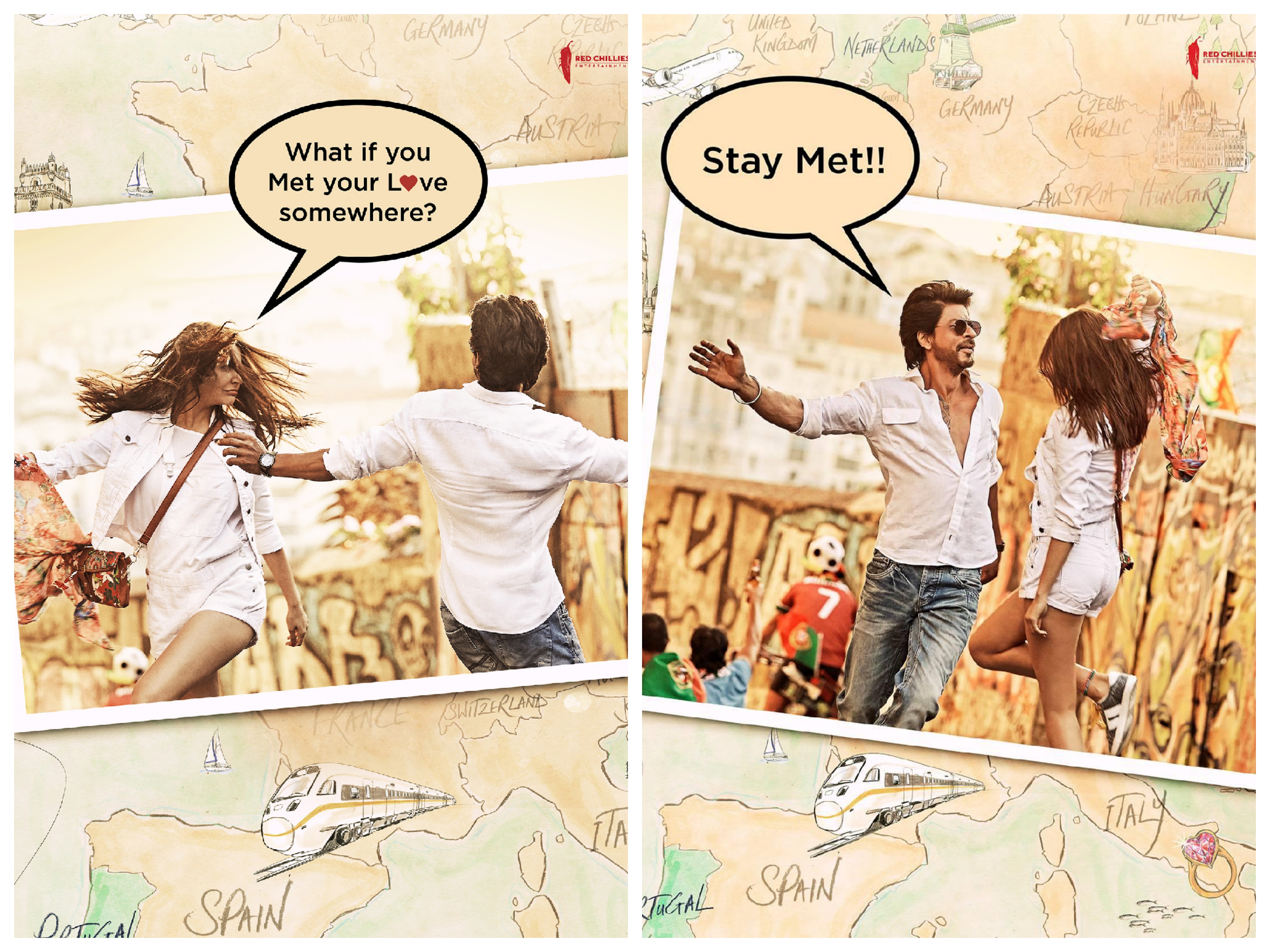 Posters from the film. 