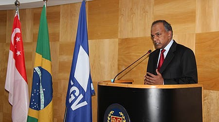 K Shanmugam, Law and Home Affairs Minister of Singapore. 