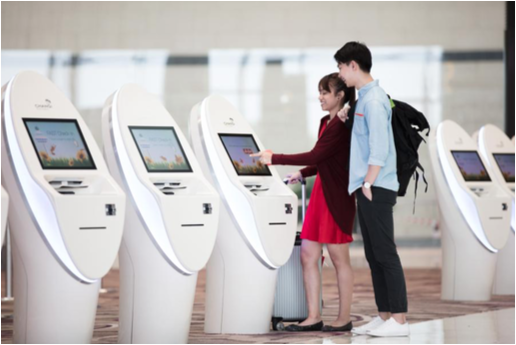 Automated Check-in Kiosk. Photo courtesy: CAG