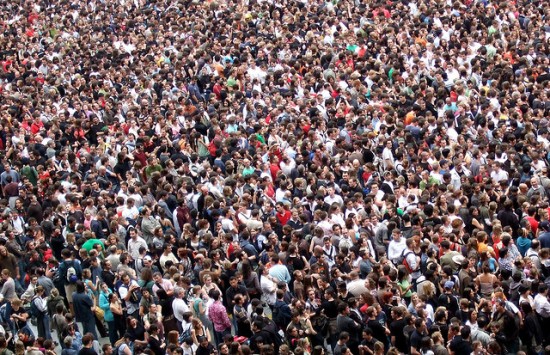 The world's population is still rising despite a declining birth rate. 