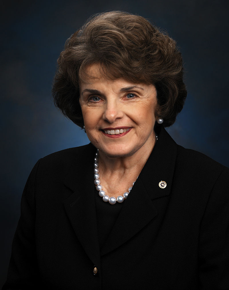 California Senator Dianne Feinstein 