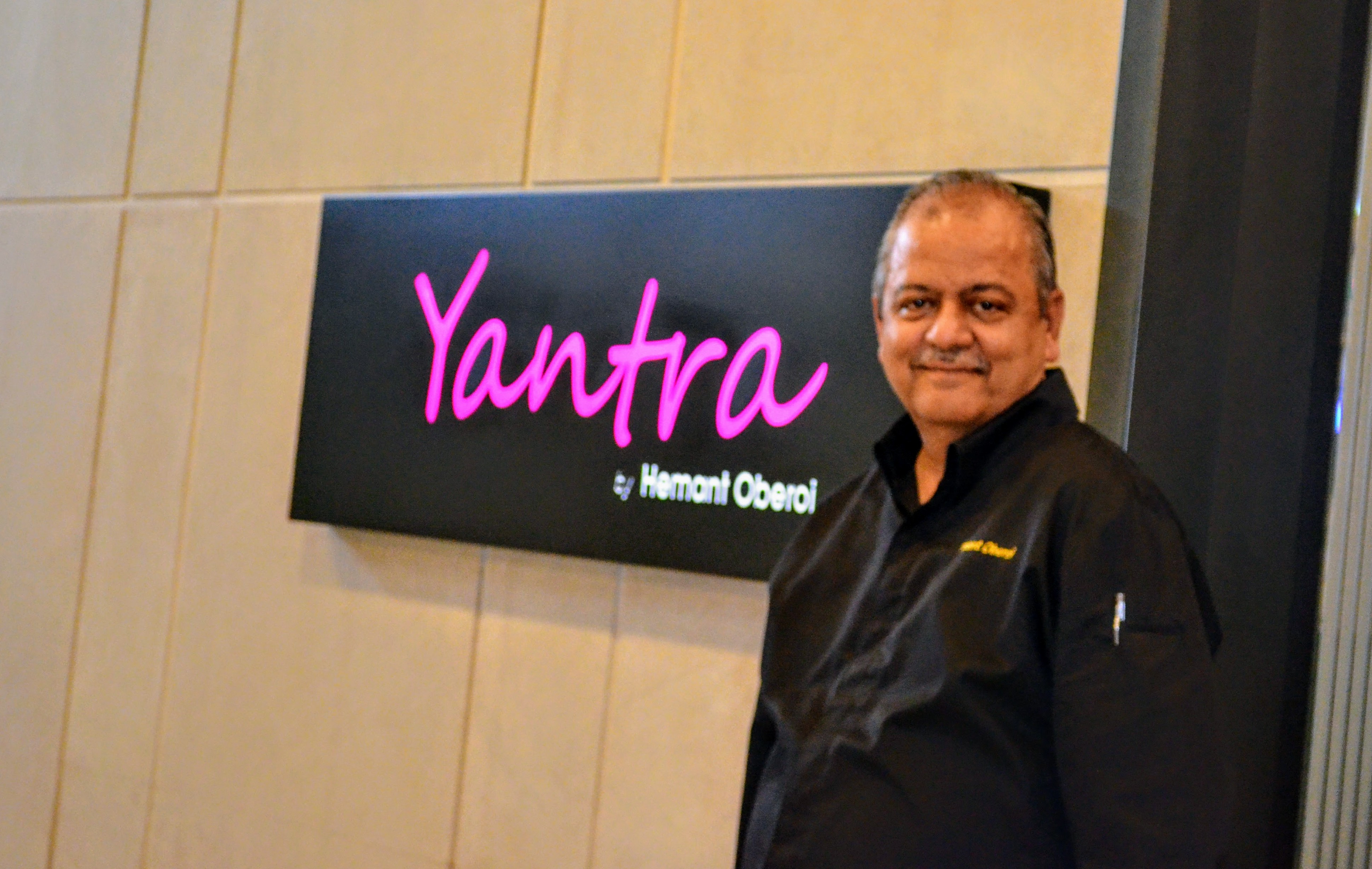 Hemant Oberoi at Yantra by Hemant Oberoi Photo: Connected to India