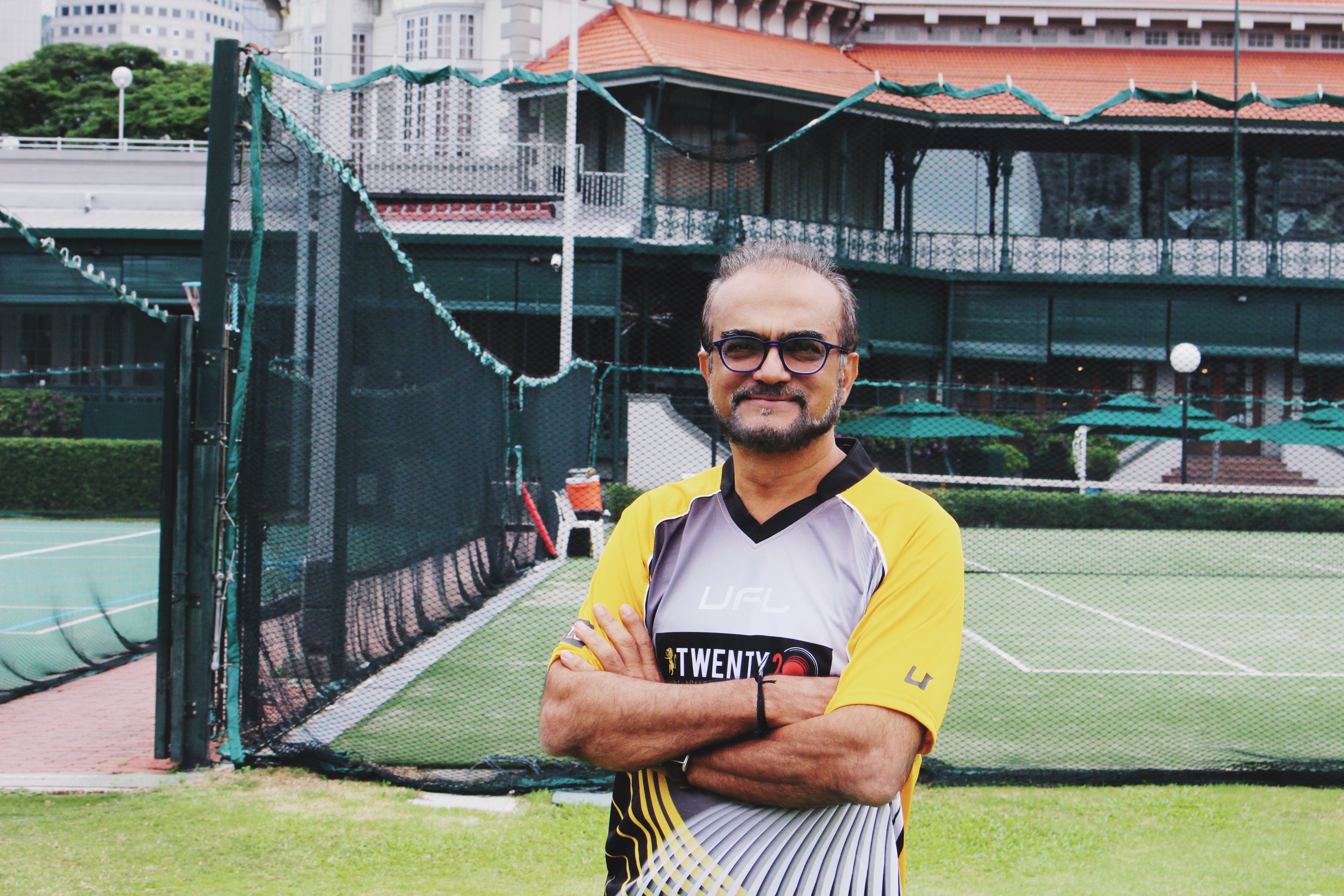 Ashok Mahtani at Singapore Cricket Club. Photo: Connected to India