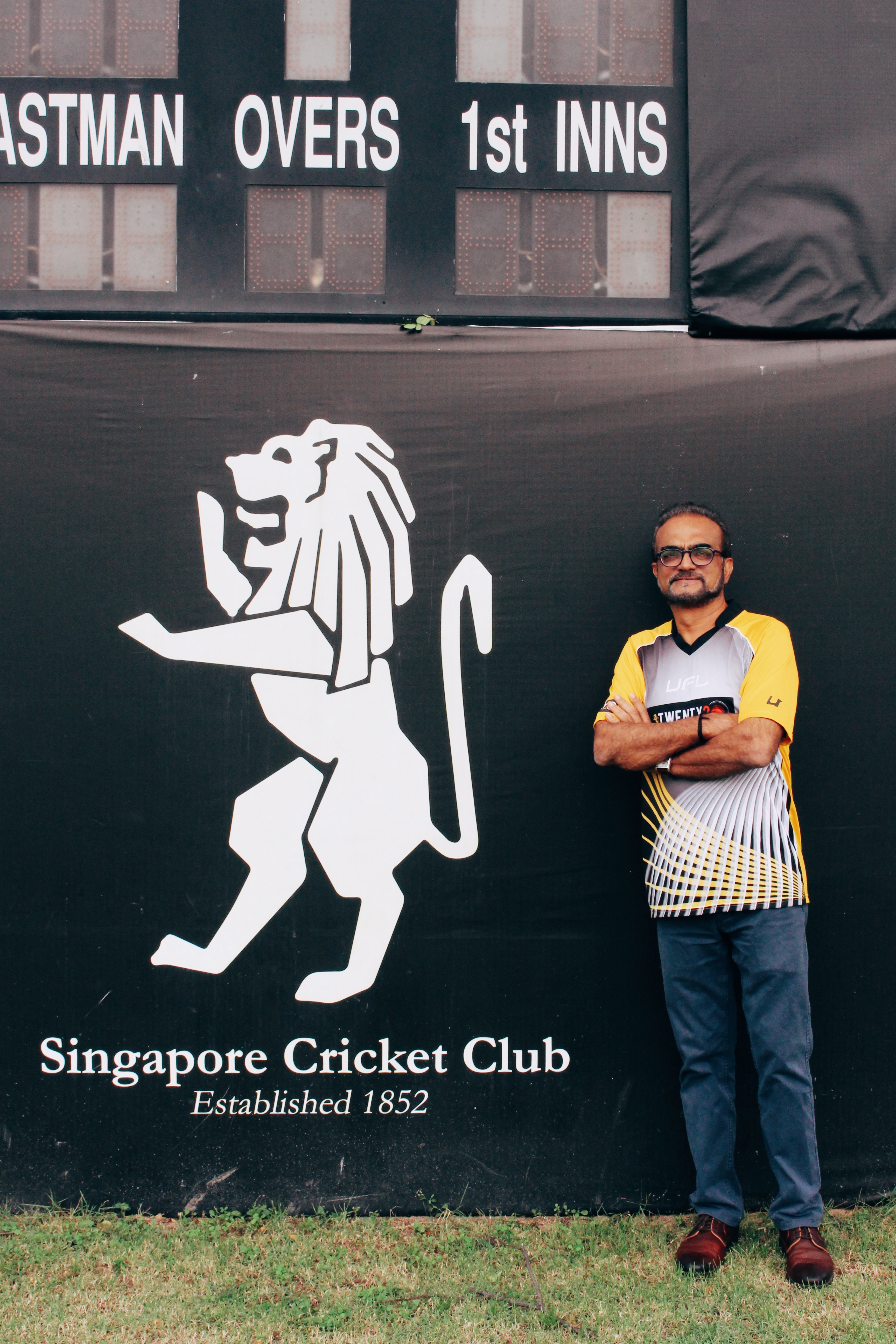 Ashok Mahtani at Singapore Cricket Club. Photo: Connected to India
