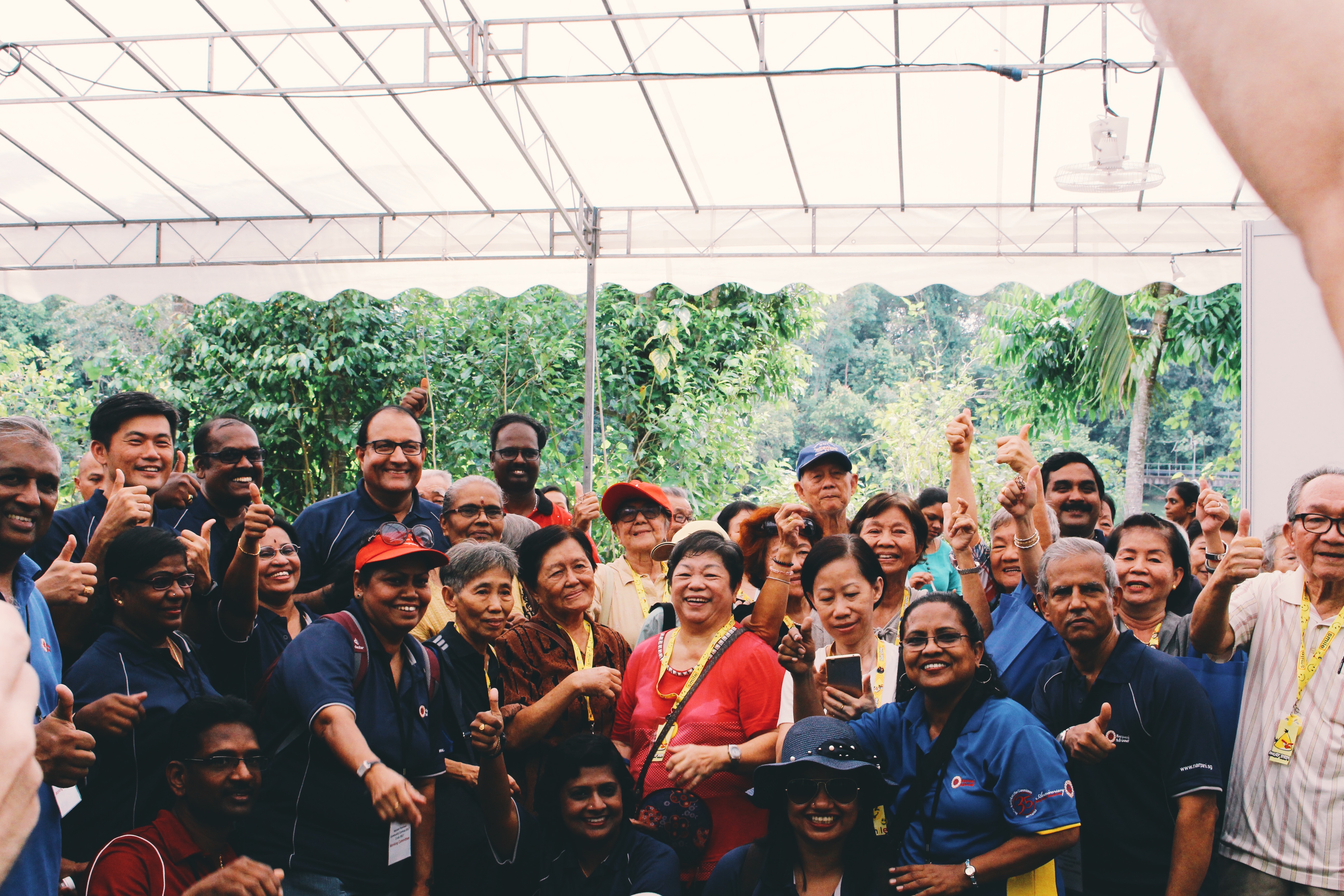 Minister Israwan taking a photo with attendees at the carnival. Photo: Connected to India