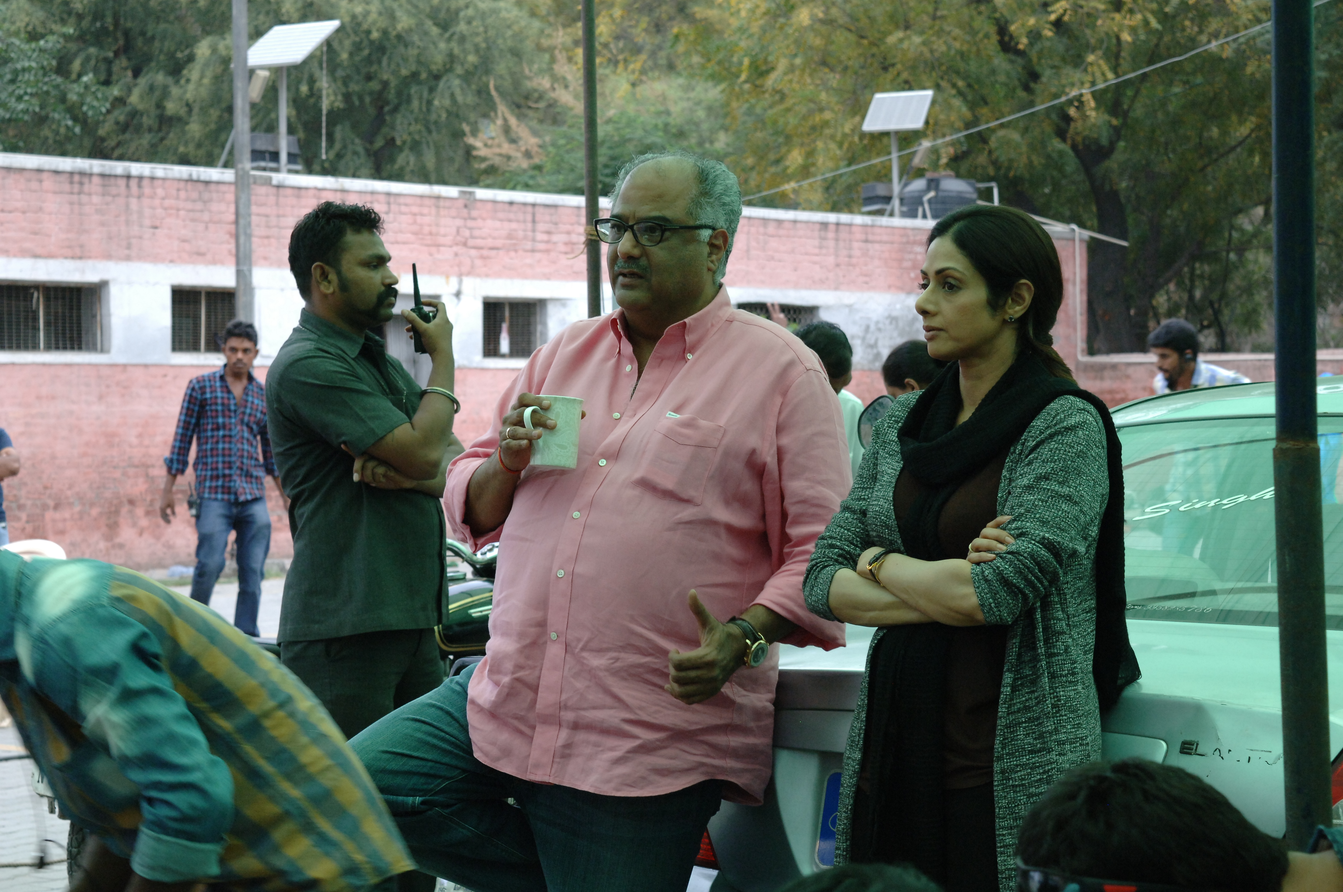 Producer Boney Kapoor, Nawazuddin Siddiqui, Sridevi and Akshaye Khanna.