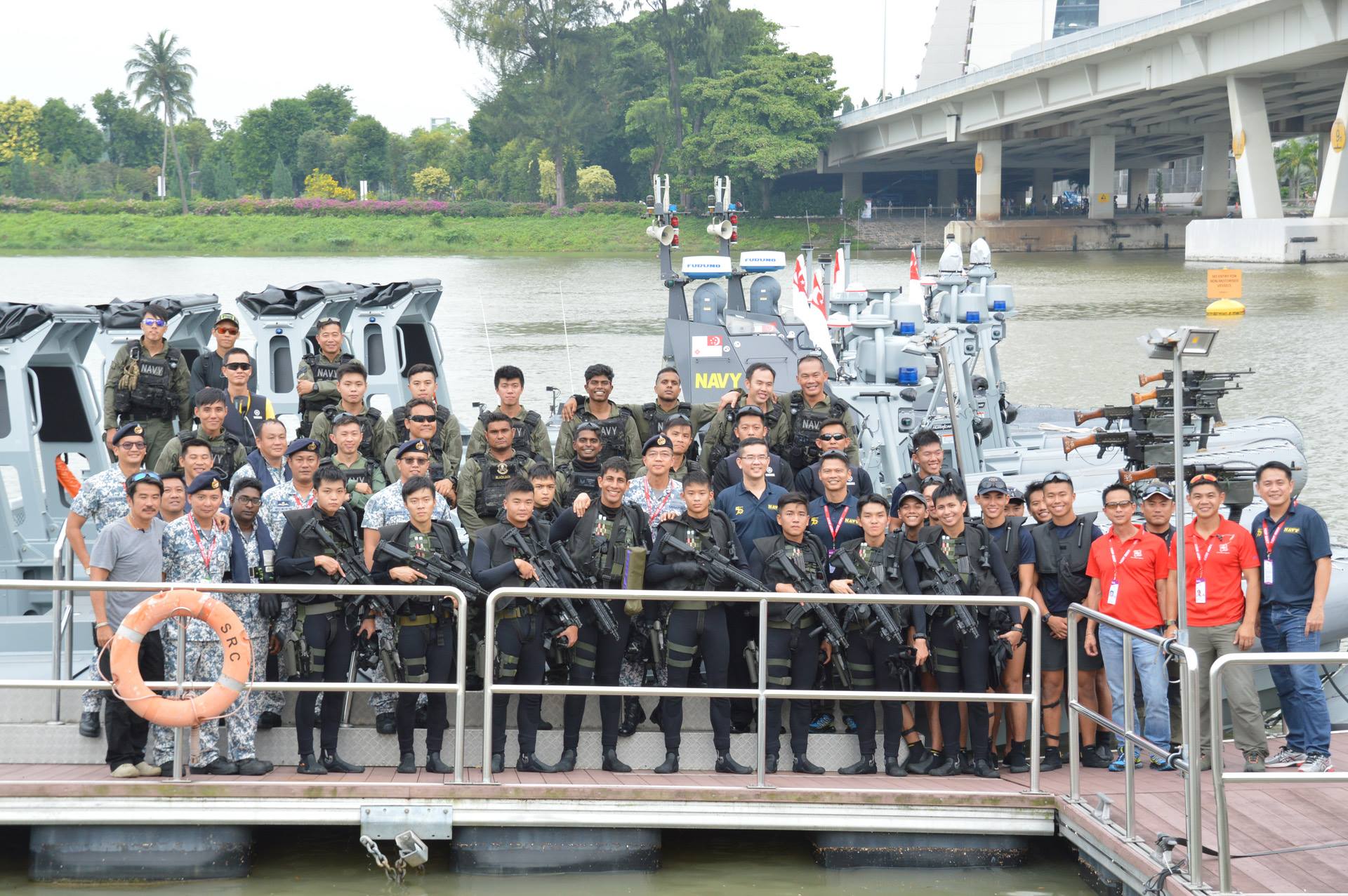 Preparations are going on in full swing for the National Day Parade on August 9. 