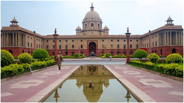 Rashtrapati Bhawan, the official residence of the President of India. Photo Courtesy: presidentofindia.nic.in