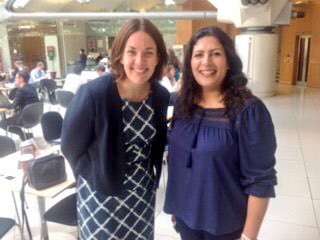 Preet Kaur Gill (right) in the UK Parliament.