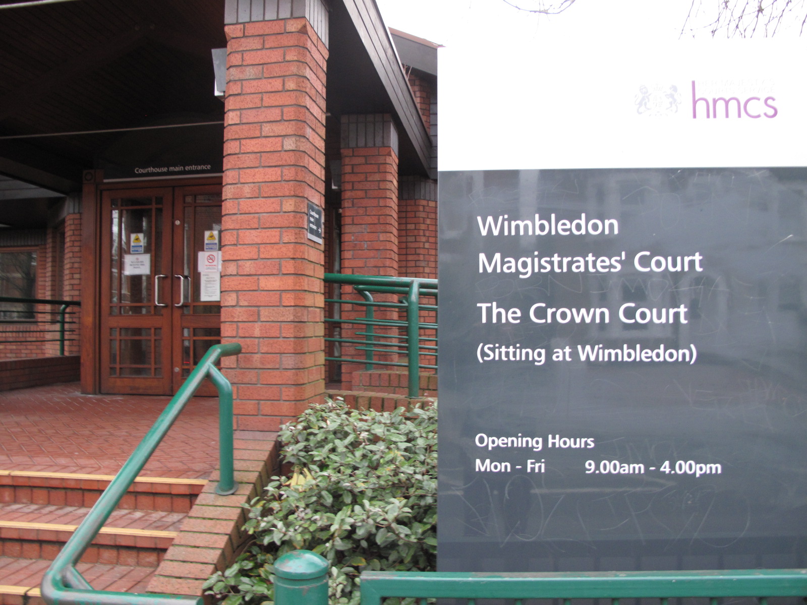 Wimbledon Magistrates' Court. 