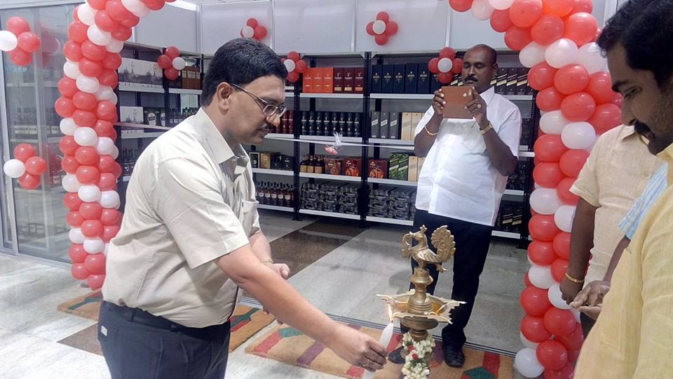 Duty Free Shop inaugurated by Madurai International Airport (IXM) Director Mr. V. V. Rao