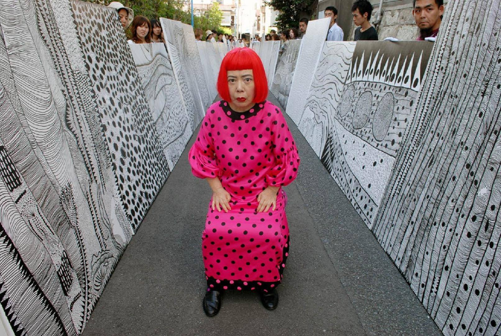 Yayoi Kusama. Photo courtesy: Facebook