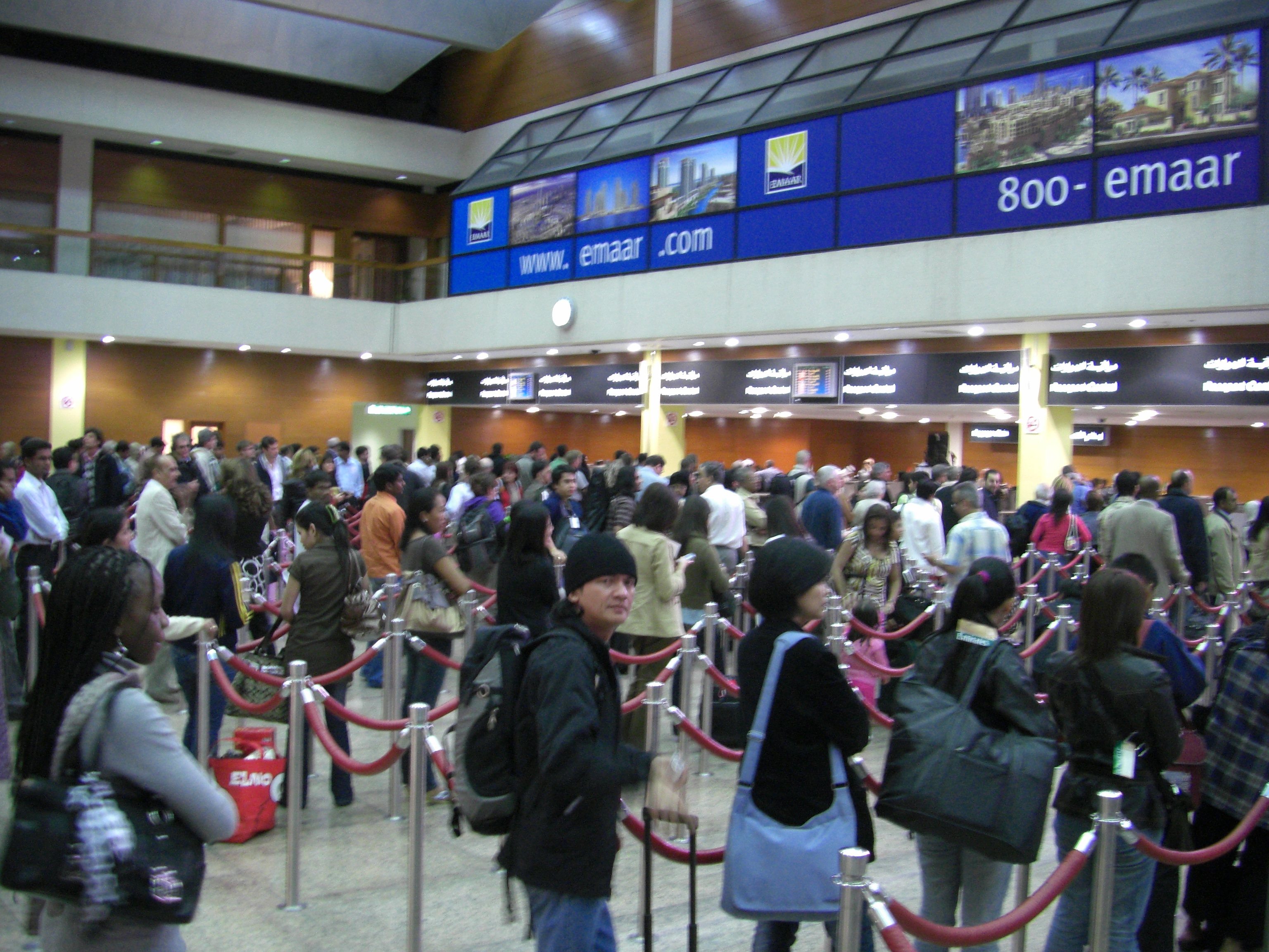 Dubai airport.