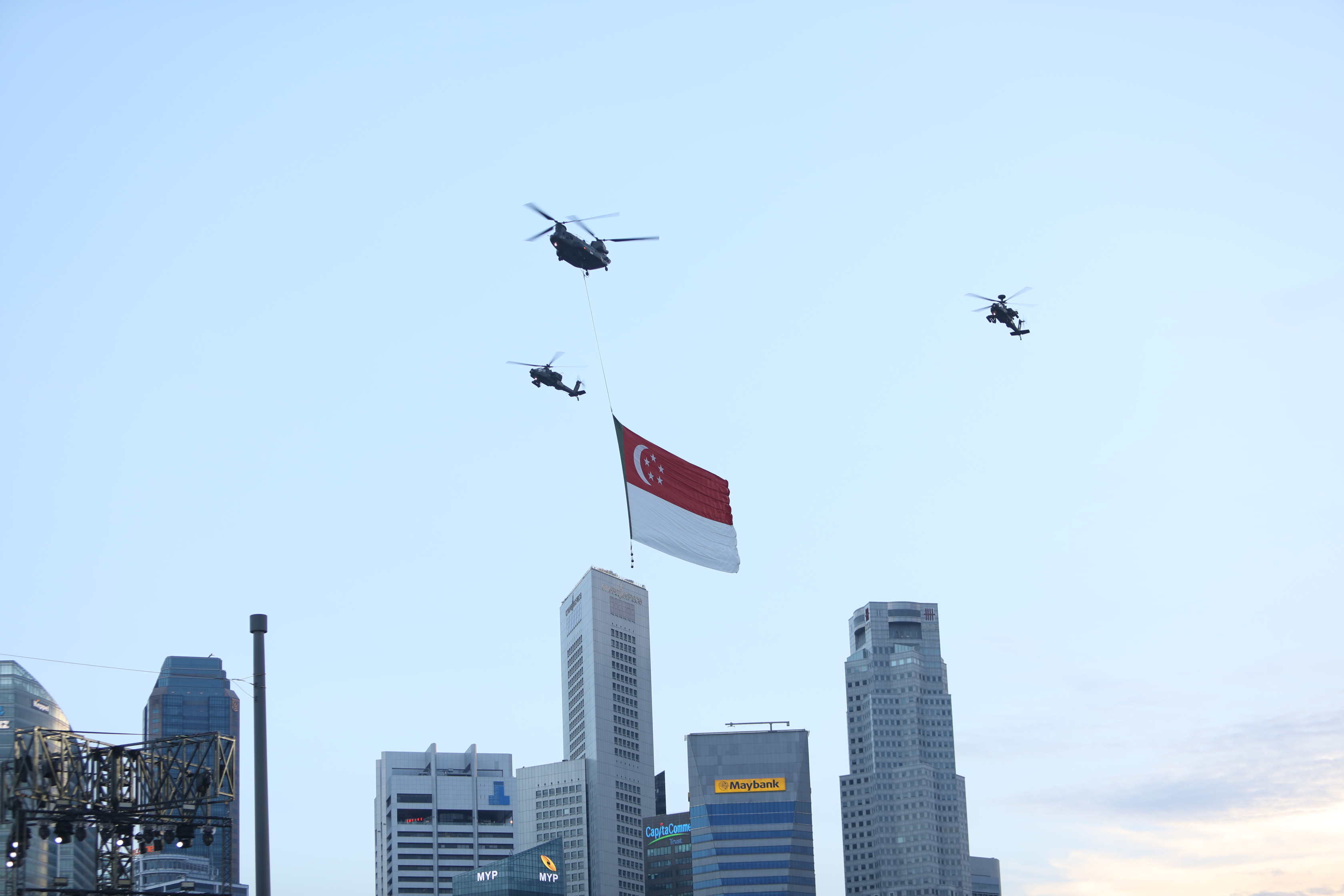 Patriotic fervour was at a higher pitch at NDP. 
