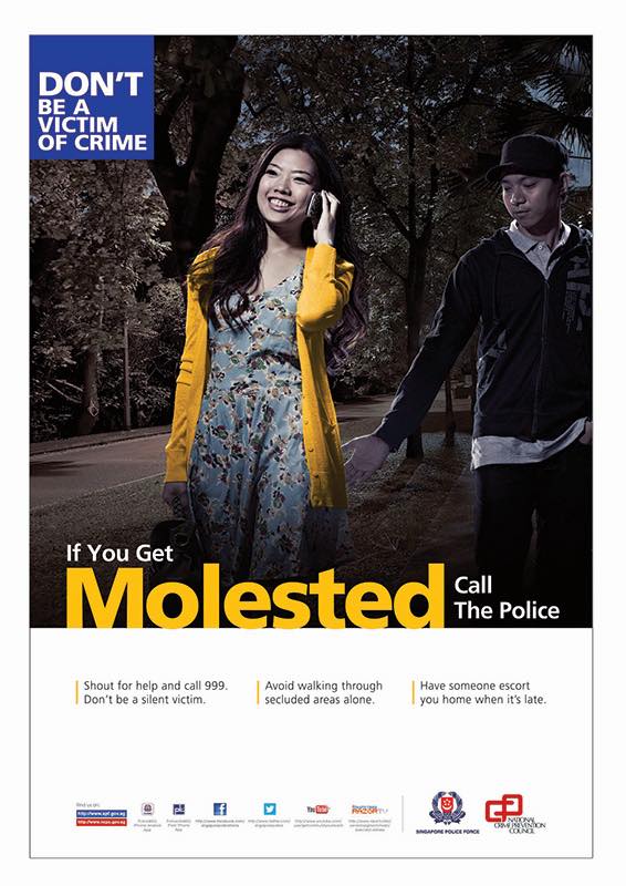 Anti-molestation poster