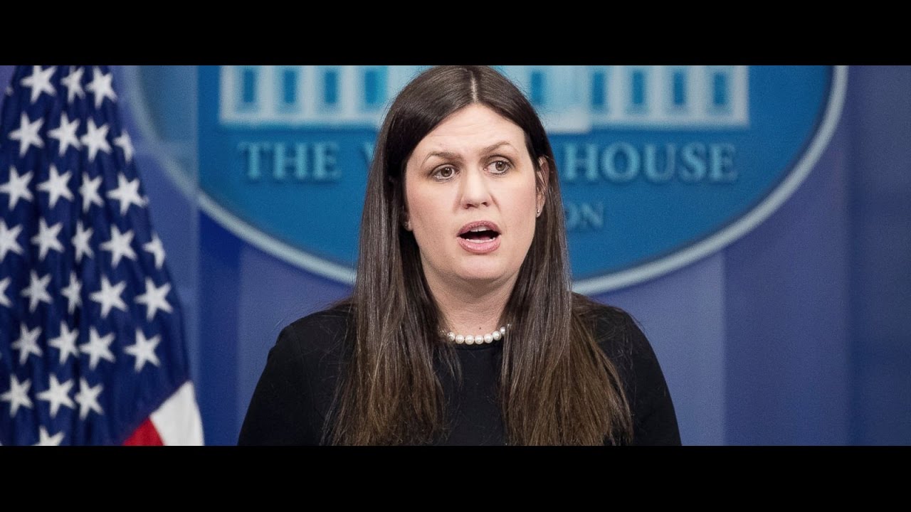 White House Press Secretary Sarah Sanders 