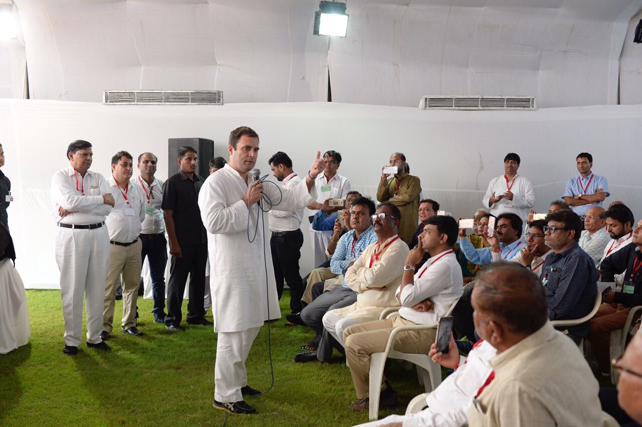 Rahul Gandhi in Ahmedabad.