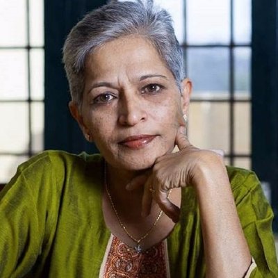 Gauri Lankesh, journalist and activist.