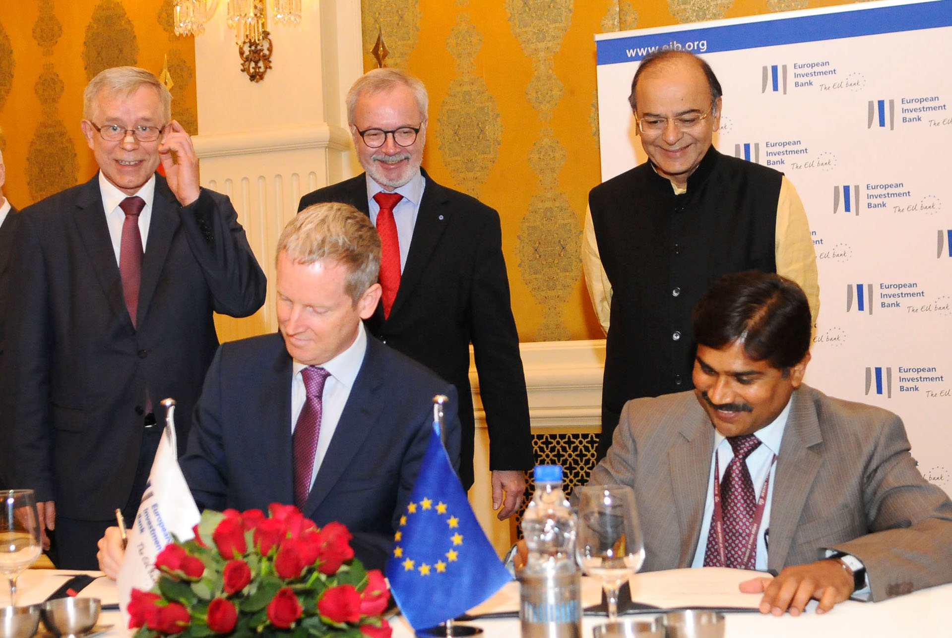EU officials in India. 